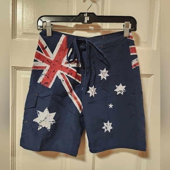 AUSTRALIA FLAG SWIM SHORTS 10 - Picture 3 of 9